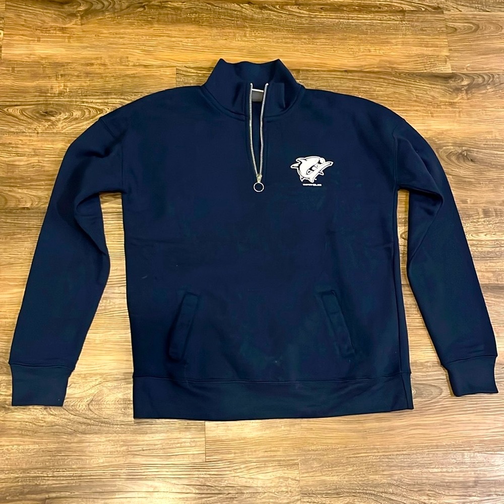 Navy Clearwater Threshers Half Zip Jacket